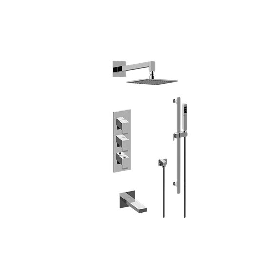 Graff GM3.612WT-LM38E0 M-Series Full Thermostatic Shower System - Rough and Trim 