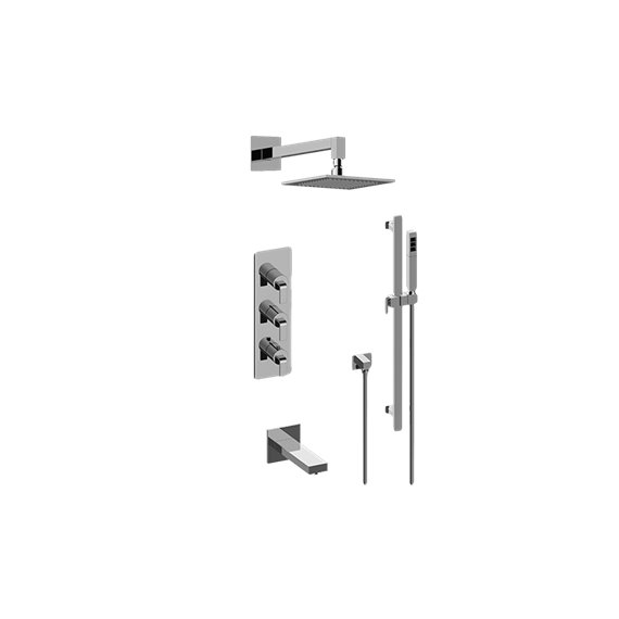 Graff GM3.612WT-LM40E0 M-Series Full Thermostatic Shower System - Rough and Trim 