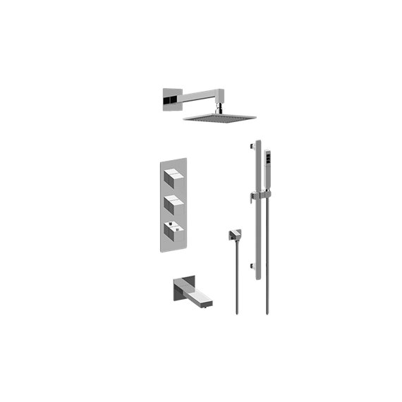 Graff GM3.612WT-SH0 M-Series Full Thermostatic Shower System - Rough and Trim 