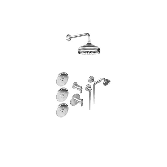 Graff GS2.122SG-LM20E0 M-Series Full Thermostatic Shower System - Rough and Trim 