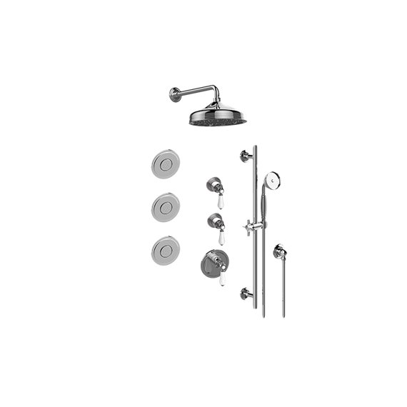 Graff GS3.112SH-LC1E0 M-Series Full Thermostatic Shower System - Rough and Trim 