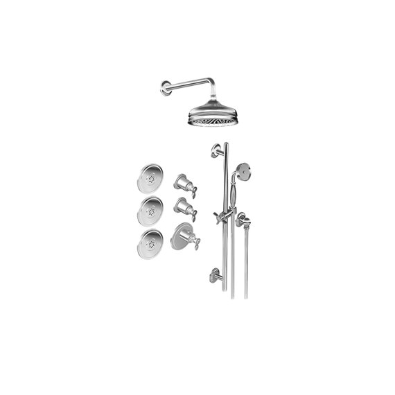 Graff GS3.112SH-LM14E0-T M-Series Full Thermostatic Shower System - Trim Only 