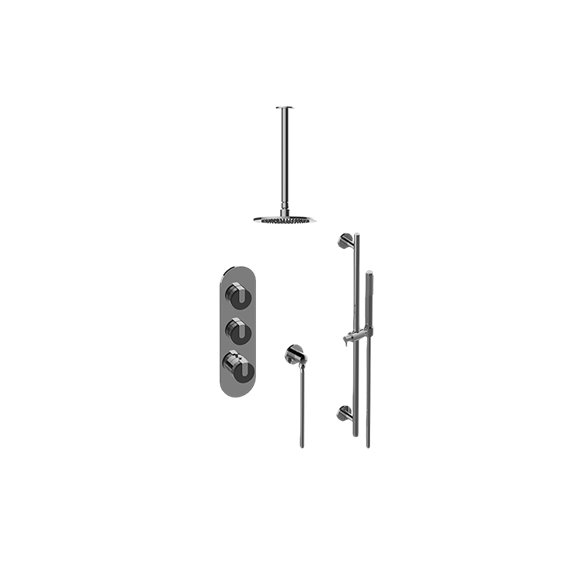 Graff GV3.041WB M-Series Thermostatic Shower System - Rough and Trim