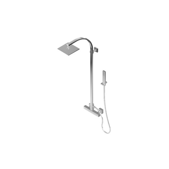 Graff GX-8950 Square Exposed Thermostatic Shower