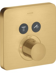 AXOR CITTERIO THERMOSTATIC TRIM SOFTCUBE FOR 2 FUNCTIONS 
