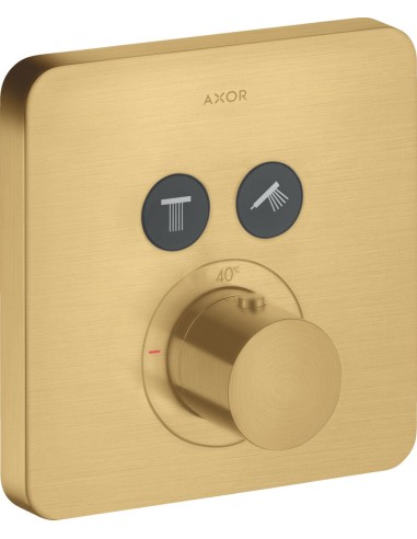 AXOR CITTERIO THERMOSTATIC TRIM SOFTCUBE FOR 2 FUNCTIONS 