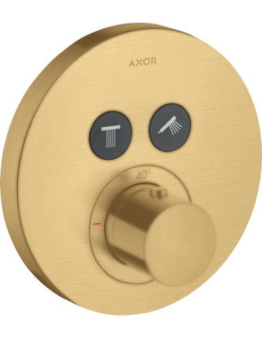 AXOR CITTERIO THERMOSTATIC TRIM ROUND FOR 2 FUNCTIONS 