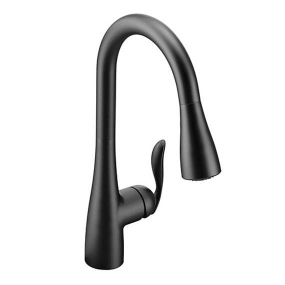 MOEN ARBOR 1 HANDLE KD P-OS BLK