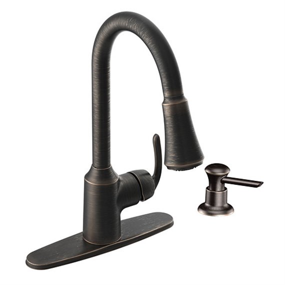 MOEN BAYHILL KIT 1 HANDLE PD SD 