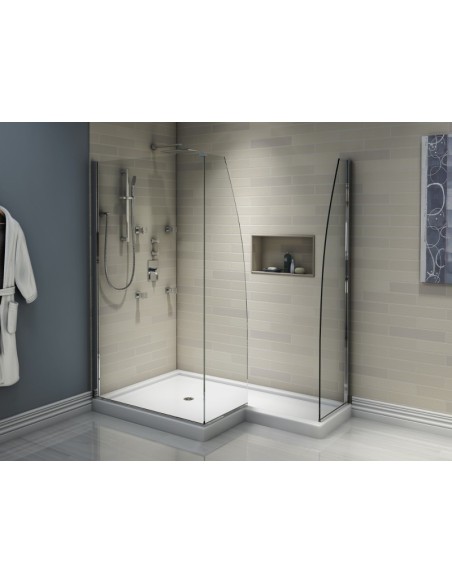 Neptune SPACE shower base with Tiling flange