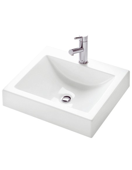 Neptune 19PLAVZEN-2-1xMONO White ZEN 19R-2in sink Mono Drilled