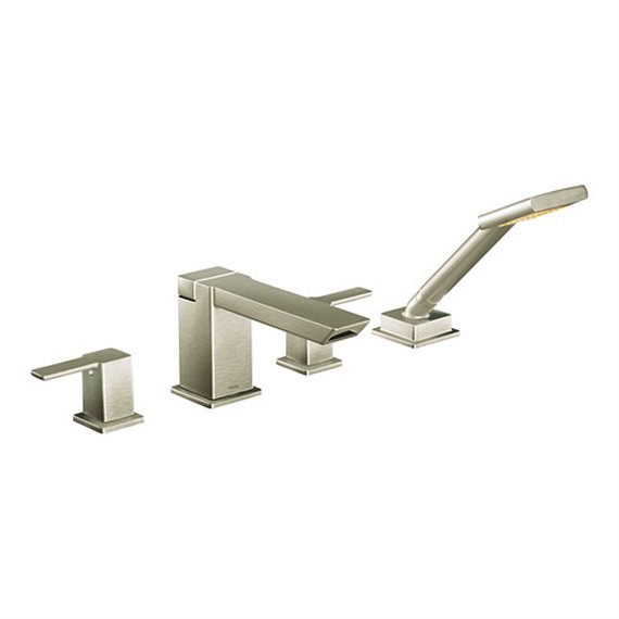 MOEN 90 DEGREE TRIM ROMAN TUB 4H 