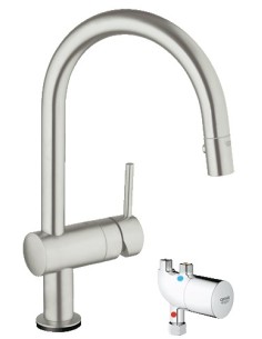 GROHE 31392DC0 Minta Touch Kitchen Faucet wMicroTherm Unit