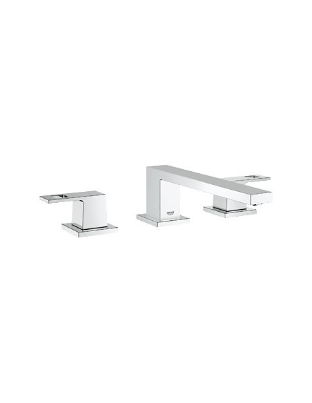 Grohe 117982 Eurocube 3-Hole 2-Handle Deck Mount Roman Tub Faucet