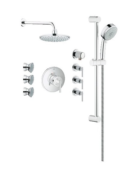 GROHE 117162 Timeless THM custom shower kit