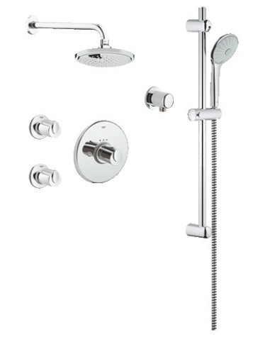 GROHE 117169 Basic THM dual function shower kit