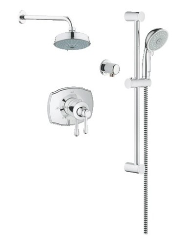 GROHE 117170 Authentic THM dual function shower kit