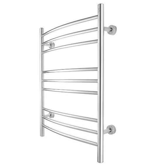 WarmlyYours Riviera Towel Warmer Dual Connection 9 Bars