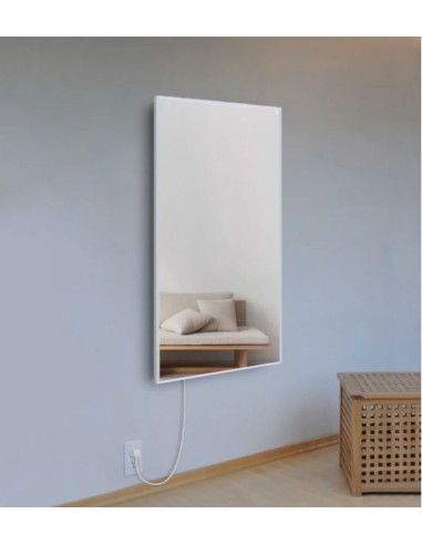 WarmlyYours Ember Mirror Radiant Panel Heater - 600W - 35" x 24" - Dual Connection