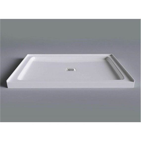 MIROLIN SQD4242A1 WHITE STRADA 42" SQD ALCOVE BASE