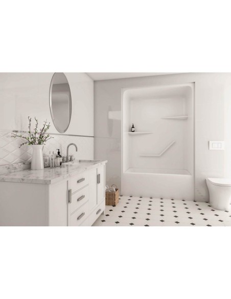 MIROLIN TSH51L1 WHITE HAMPTON TUB SHOWER