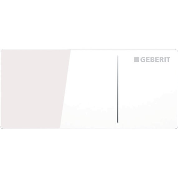 GEBERIT 115.084.SI.1 REMOTE FLUSH ACTUATION TYPE 70 FOR DUAL FLUSH FOR OMEGA CONCEALED CISTERN WHITE GLASS