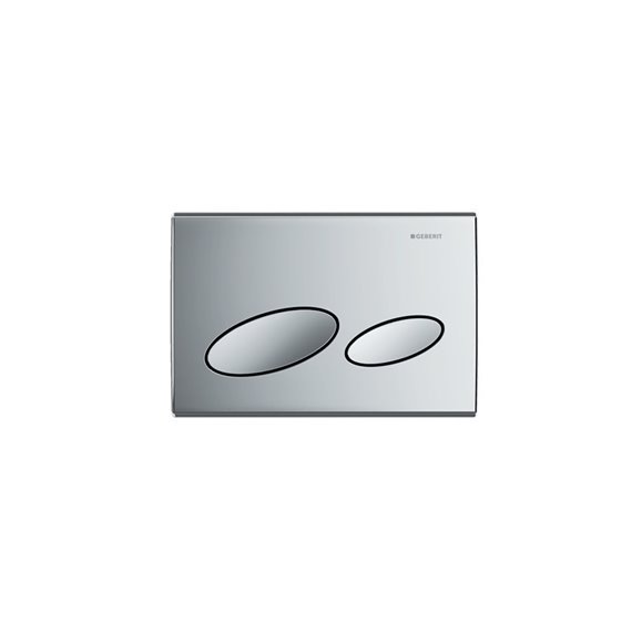 GEBERIT 115.228.21.1 ACTUATOR PLATE KAPPA20 FOR DUAL FLUSH BRIGHT CHROME-PLATED