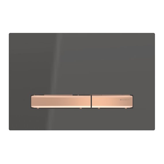 GEBERIT 115.670.DW.2 ACTUATOR PLATE SIGMA50 FOR DUAL FLUSH METAL COLOUR RED GOLD RED GOLD BLACK