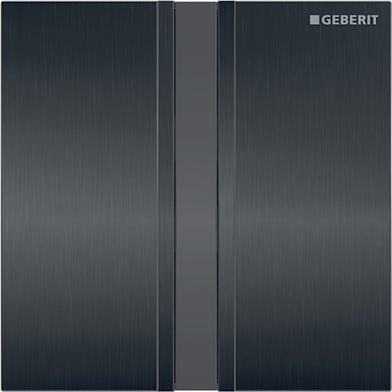 GEBERIT 116.036.QD.1 URINAL FLUSH CONTROL WITH COVER PLATE TYPE 50 BLACK CHROME