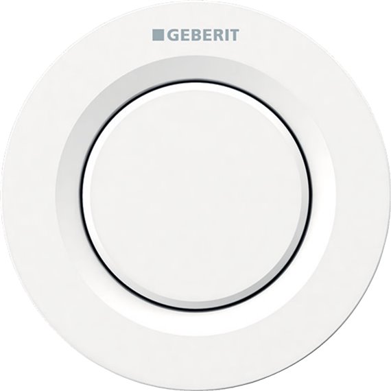 GEBERIT 116.040.11.1 REMOTE FLUSH ACTUATION TYPE 01 PNEUMATIC FOR SINGLE FLUSH CONCEALED ACTUATOR WHITE ALPINE