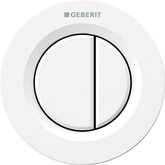 GEBERIT 116.043.11.1 REMOTE FLUSH ACTUATION TYPE 01 PNEUMATIC WHITE ALPINE