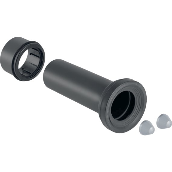 GEBERIT 131.084.16.1 STRAIGHT CONNECTOR SET FOR WALL-HUNG WC BLACK