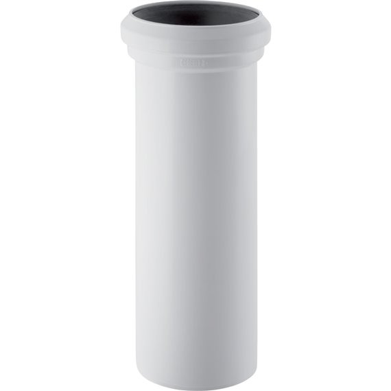 GEBERIT 152.613.11.1 STRAIGHT CONNECTOR WITH SLEEVE D110MM WHITE ALPINE