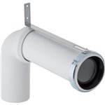 GEBERIT 152.647.00.1 CONNECTION BEND 90 DEGREES SET WITH EXTENSION D110MM