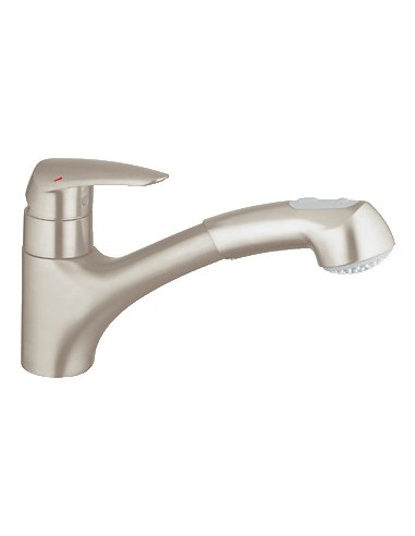 GROHE 33330 Eurodisc Kitchen Faucet Pull-Out dual spray