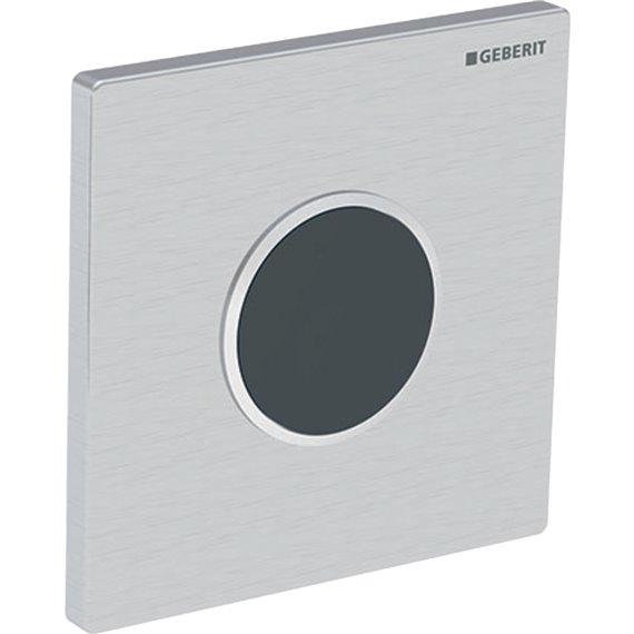 GEBERIT 241.925.SN.1 COVER PLATE TYPE 10 STAINLESS STEEL BRUSHED/POLISHED/BRUSHED