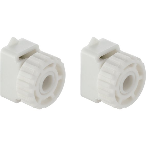 GEBERIT 242.046.00.1 SET OF PLASTIC UNION NUTS FOR THREADED ROD M8 2 PC. 