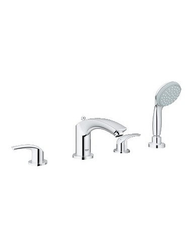 GROHE 25170 Eurosmart Roman Tub Filler 2 hdl with hand shower