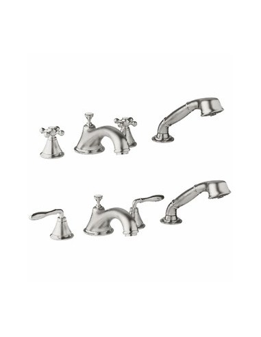 GROHE 25502 Seabury 4-Hole Roman Tub Filler wHandshower