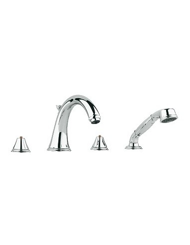 GROHE 25506 Geneva Roman Tub Filler w handshower