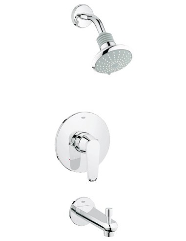 GROHE 35007 Eurodisc Cosmopolitan PBV Tub Shower Set