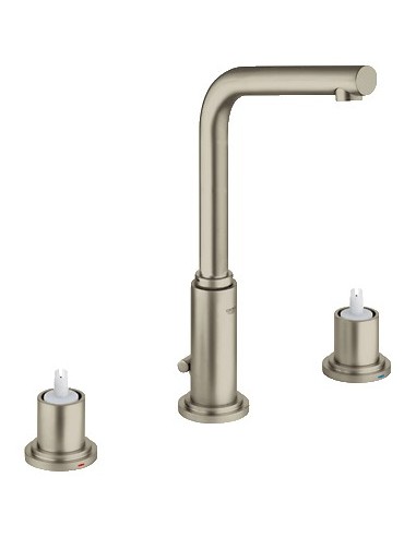 GROHE 20384 Atrio 2 handle basin 3-hole swivel spout faucet