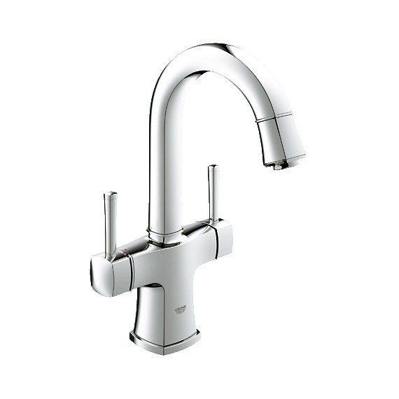 GROHE 21108 Grandera Lavatory Centerset High Spout Swivel Spout Chrome