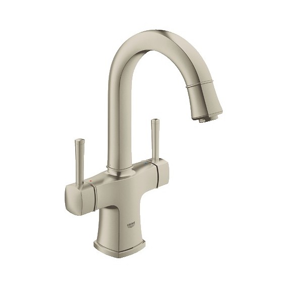 GROHE 21108 Grandera Lavatory Centerset High Spout Swivel Spout Chrome