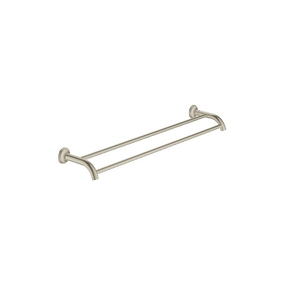 GROHE 40654 Essentials Authentic Double Towel Bar 24