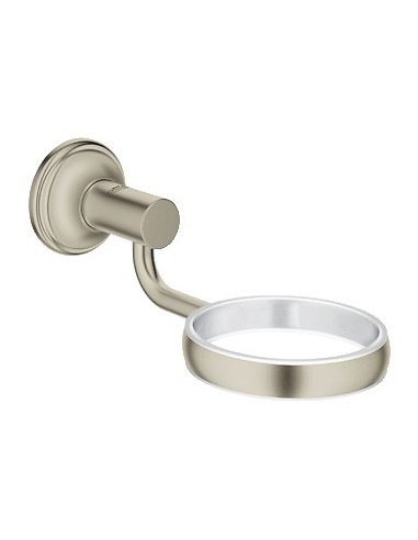 GROHE 40652 Essentials Authentic GlassDish Holder