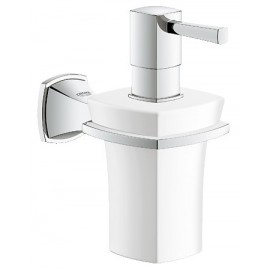 Grohe 40627 Grandera Ceramic Soap Dispenser with Holder