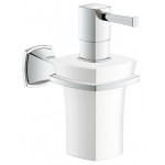 Grohe 40627 Grandera Ceramic Soap Dispenser with Holder