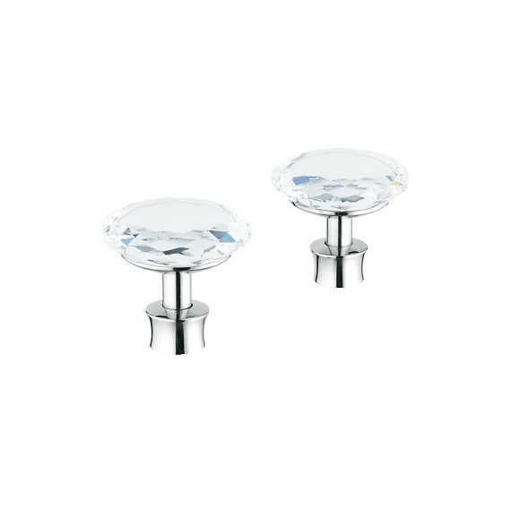 GROHE 18086 Kensington Round Handles Pair