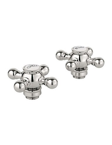 GROHE 18733 Geneva Cross Handles Pair